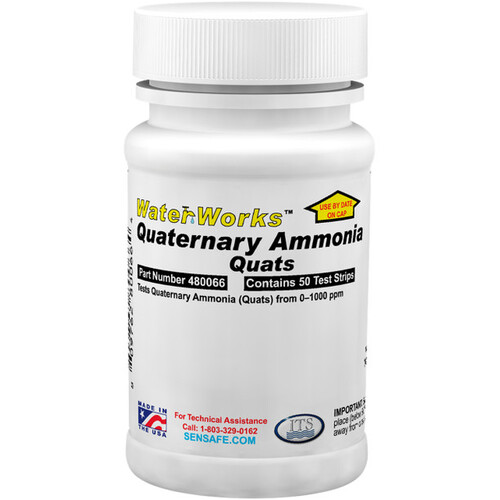 WaterWorks Quaternary Ammonia Test Strips - 50pk